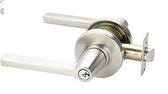 Emtek Helios Key In Lever Lockset Dummy, Pair with disk Rosette