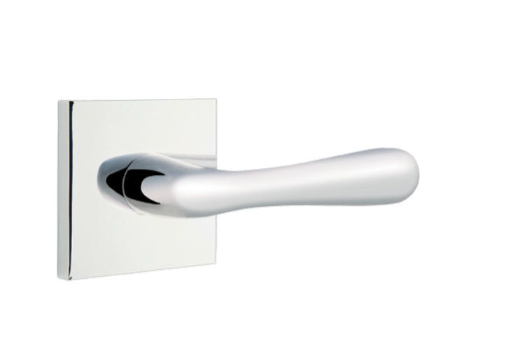 EMTEK Basel Lever Concealed Screws with Square Rosette