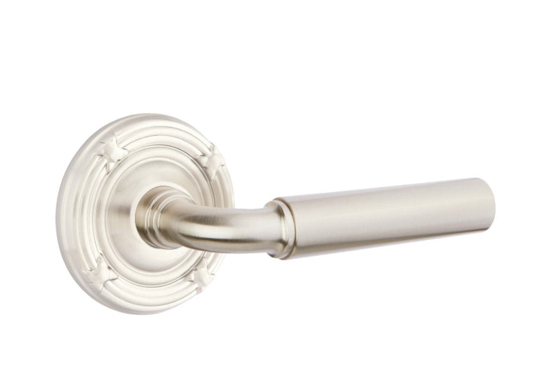 Emtek Manning Lever Concealed Screws with Ribbon & Reed Rosette