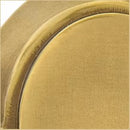 EMTEK Modern Brass Ebony Knob with Urban Modern Rosette