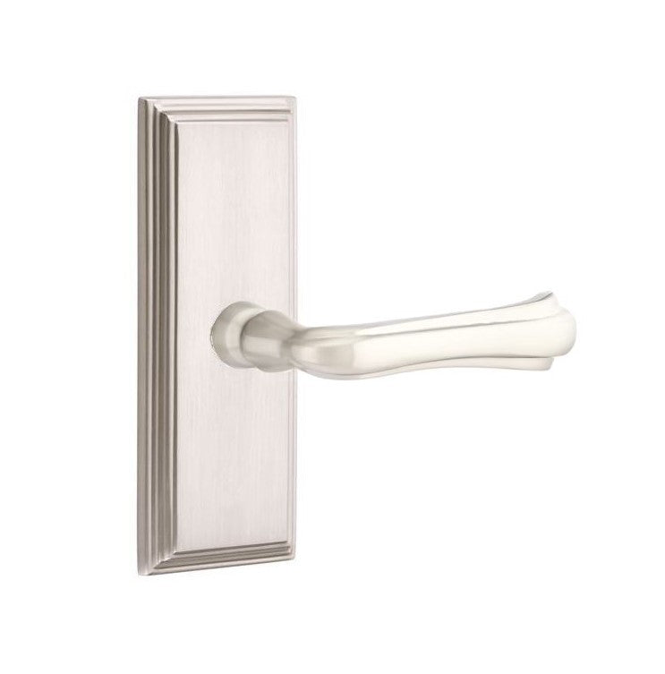 Emtek Wembley Lever with 7” Wilshire Sideplate