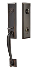 Emtek Adams Brass Tubular Entry set with Orb Knob