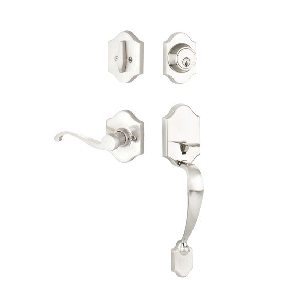 Yale Everly Entry Set with Farmington Lever Single Cylinder (Exterior + Interior)