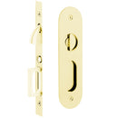 Emtek Narrow Oval Pocket Door Mortise Lock