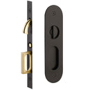 Emtek Narrow Oval Pocket Door Mortise Lock