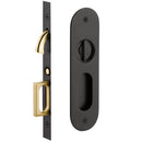 Emtek Narrow Oval Pocket Door Mortise Lock