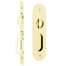Emtek Narrow Oval Pocket Door Mortise Lock