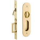 Emtek Narrow Oval Pocket Door Mortise Lock