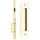Emtek Narrow Modern Rectangular Pocket Door Mortise Lock