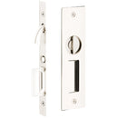 Emtek Narrow Modern Rectangular Pocket Door Mortise Lock