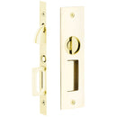 Emtek Narrow Modern Rectangular Pocket Door Mortise Lock