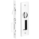Emtek Narrow Modern Rectangular Pocket Door Mortise Lock