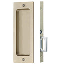 Emtek Sandcast Bronze Rustic Modern Rectangular Pocket Door Mortise Locks