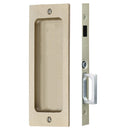 Emtek Sandcast Bronze Rustic Modern Rectangular Pocket Door Mortise Locks