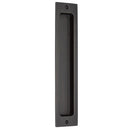 Emtek Sandcast Bronze Rustic Modern Rectangular Flush Pulls