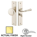 Emtek 2291 Solid Brass Screen Door Lock - Rectangular Style