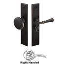 Emtek 2291 Solid Brass Screen Door Lock - Rectangular Style