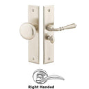 Emtek 2291 Solid Brass Screen Door Lock - Rectangular Style