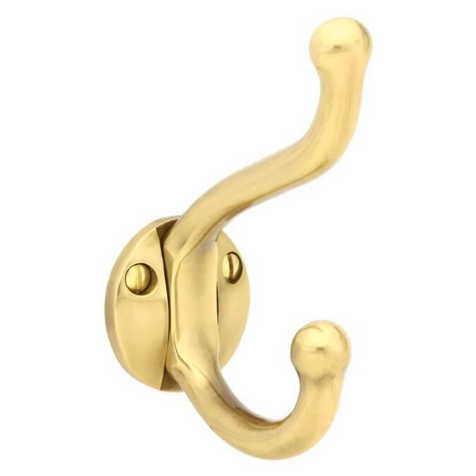 Emtek 2606 Traditional Brass Robe Hook