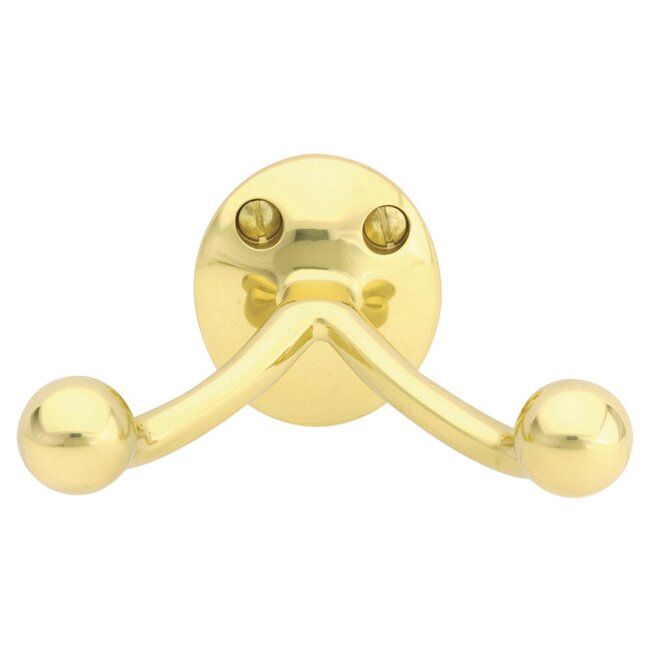 Emtek 2607 Traditional Brass Double Hook