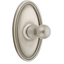 Emtek 2608 Traditional Brass Single Hook with Oval Rosette