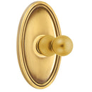 Emtek 2608 Traditional Brass Single Hook with Oval Rosette