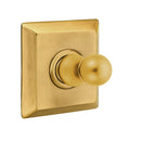 Emtek 2608 Traditional Brass Single Hook with Quincy Rosette