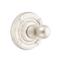 Emtek 2608 Traditional Brass Single Hook with Ribbon & Reed Rosette