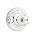 Emtek 2608 Traditional Brass Single Hook with Ribbon & Reed Rosette