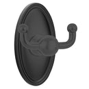 Emtek 2609 Traditional Brass Double Hook with Brass Oval Rosette