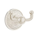 Emtek 2609 Traditional Brass Double Hook with Lancaster Rosette