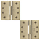 Emtek 96314 Brass, Square Barrel, Heavy Duty Hinge