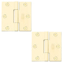 Emtek Brass, Square Barrel, Heavy Duty Hinge