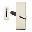 EMTEK Modern Rectangular Barn Door Privacy Lock with Strike