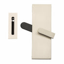 EMTEK Modern Rectangular Barn Door Privacy Lock with Strike