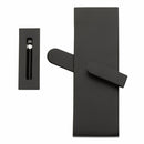 EMTEK Modern Rectangular Barn Door Privacy Lock with Strike