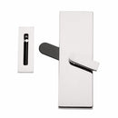 EMTEK Modern Rectangular Barn Door Privacy Lock with Strike