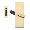 EMTEK Modern Rectangular Barn Door Privacy Lock with Strike
