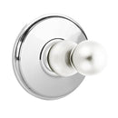 Emtek 2608 Traditional Brass Single Hook with Watford Rosette