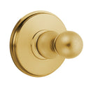 Emtek 2608 Traditional Brass Single Hook with Watford Rosette
