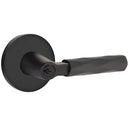 Emtek L Square tribeca Key In Lever Lockset Dummy, Pair with Disk Rosette