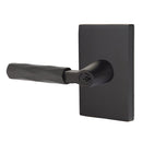 Emtek L Square Tribeca Key In Lever Lockset Dummy, Pair with Modern Rectangular Rosette