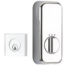 Emtek Square Single Cylinder Deadbolt with EMPowered Motorized Smart Lock Upgrade