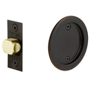 Emtek Tubular Square & Round Pocket Door Locks