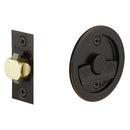 Emtek Tubular Square & Round Pocket Door Locks