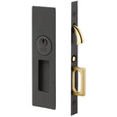 Emtek Narrow Modern Rectangular Pocket Door Mortise Lock