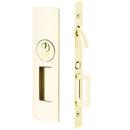 Emtek Narrow Modern Rectangular Pocket Door Mortise Lock