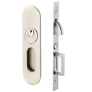 Emtek Narrow Oval Pocket Door Mortise Lock