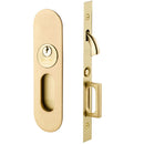 Emtek Narrow Oval Pocket Door Mortise Lock