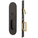 Emtek Narrow Oval Pocket Door Mortise Lock